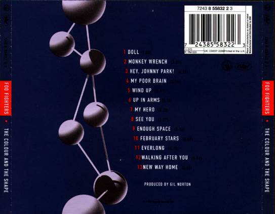 Colour And The Shape - Foo Fighters (12” - 64) music collectible [Barcode 886979832213] - Main Image 2