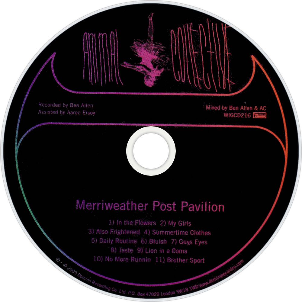 Merriweather Post Pavilion - Animal Collective (CD - 54:45) music collectible [Barcode 801390021923] - Main Image 2
