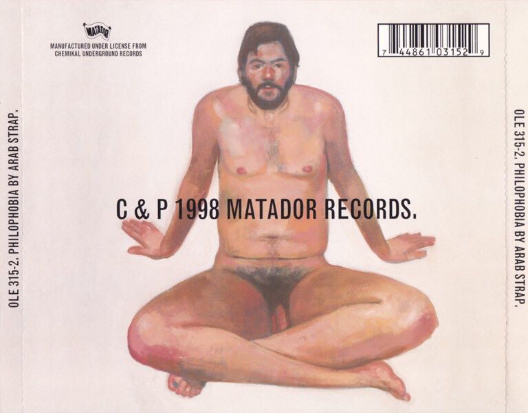Philophobia - Arab Strap (CD - 65:44) music collectible [Barcode 5020667342126] - Main Image 2