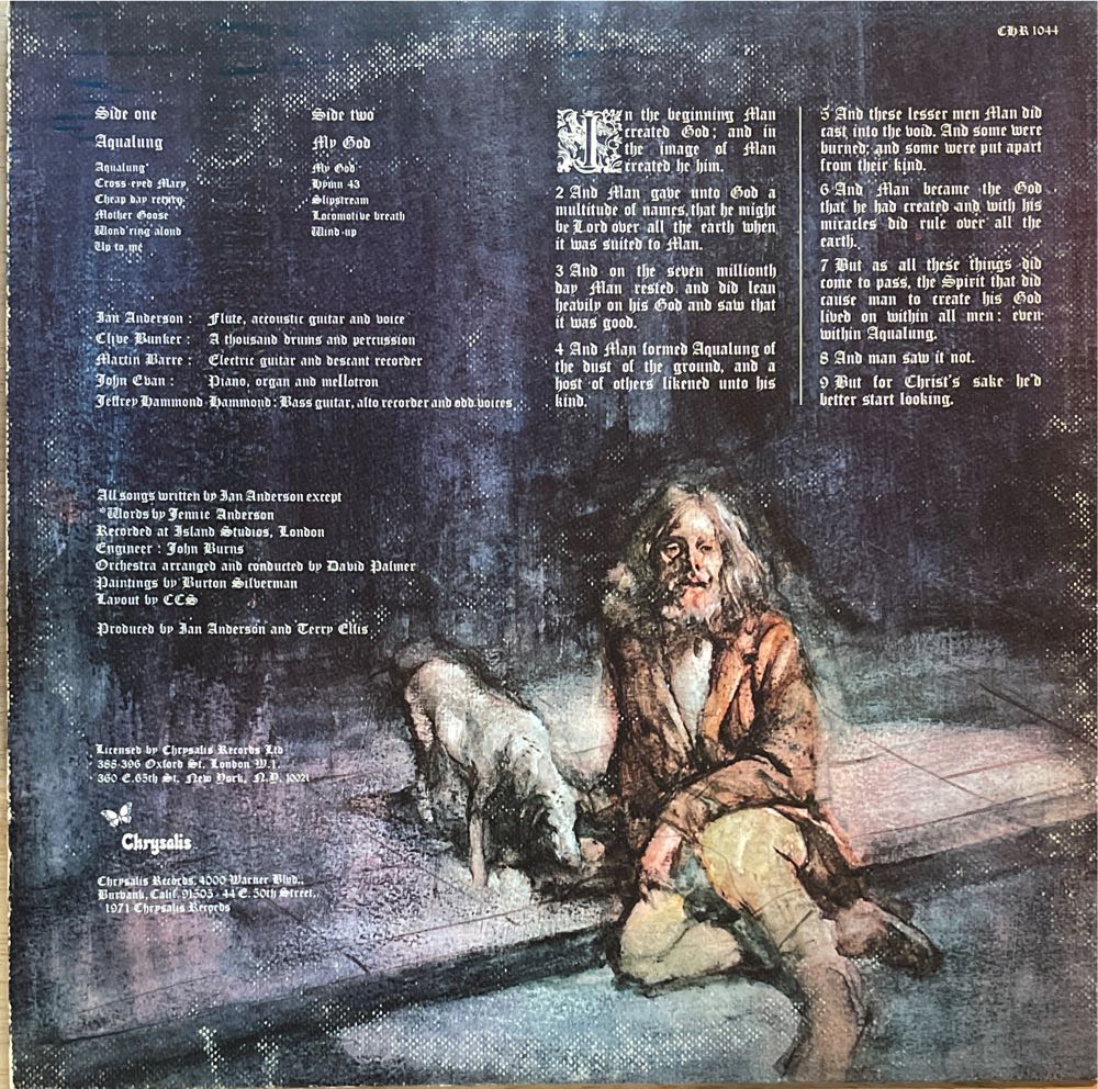 Aqualung - Jethro Tull (12” - 43) music collectible [Barcode 72434154] - Main Image 2