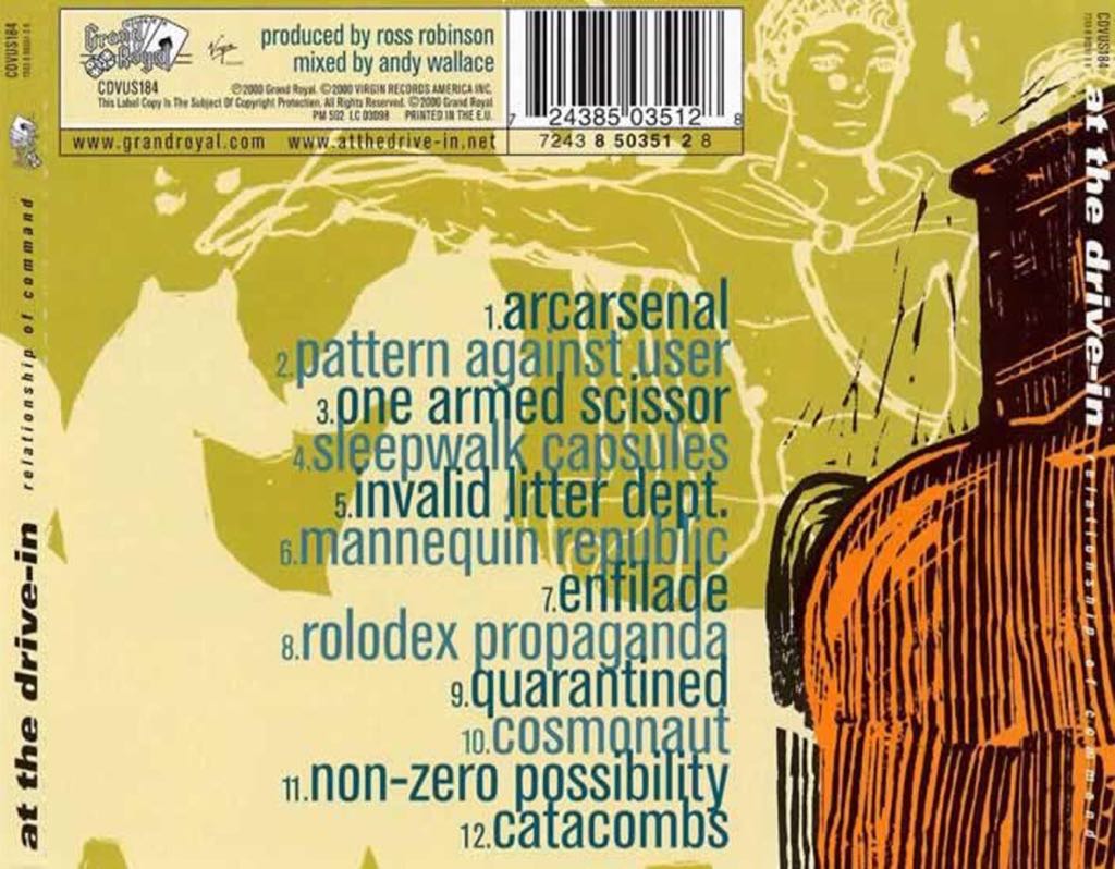 Relationship Of Command - At The Drive-In (CD) music collectible [Barcode 5033197302928] - Main Image 2