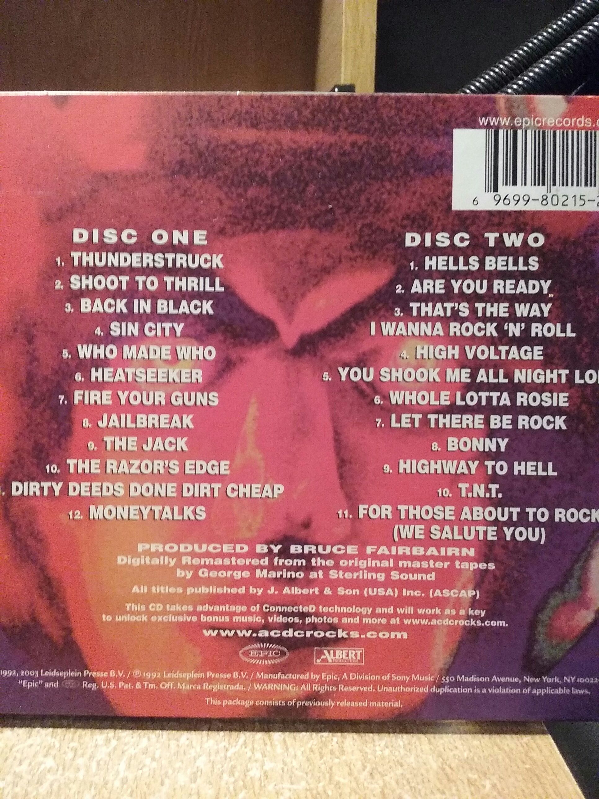 Live (Special Edition) - AC/DC (CD - 132) music collectible [Barcode 696998021525] - Main Image 2