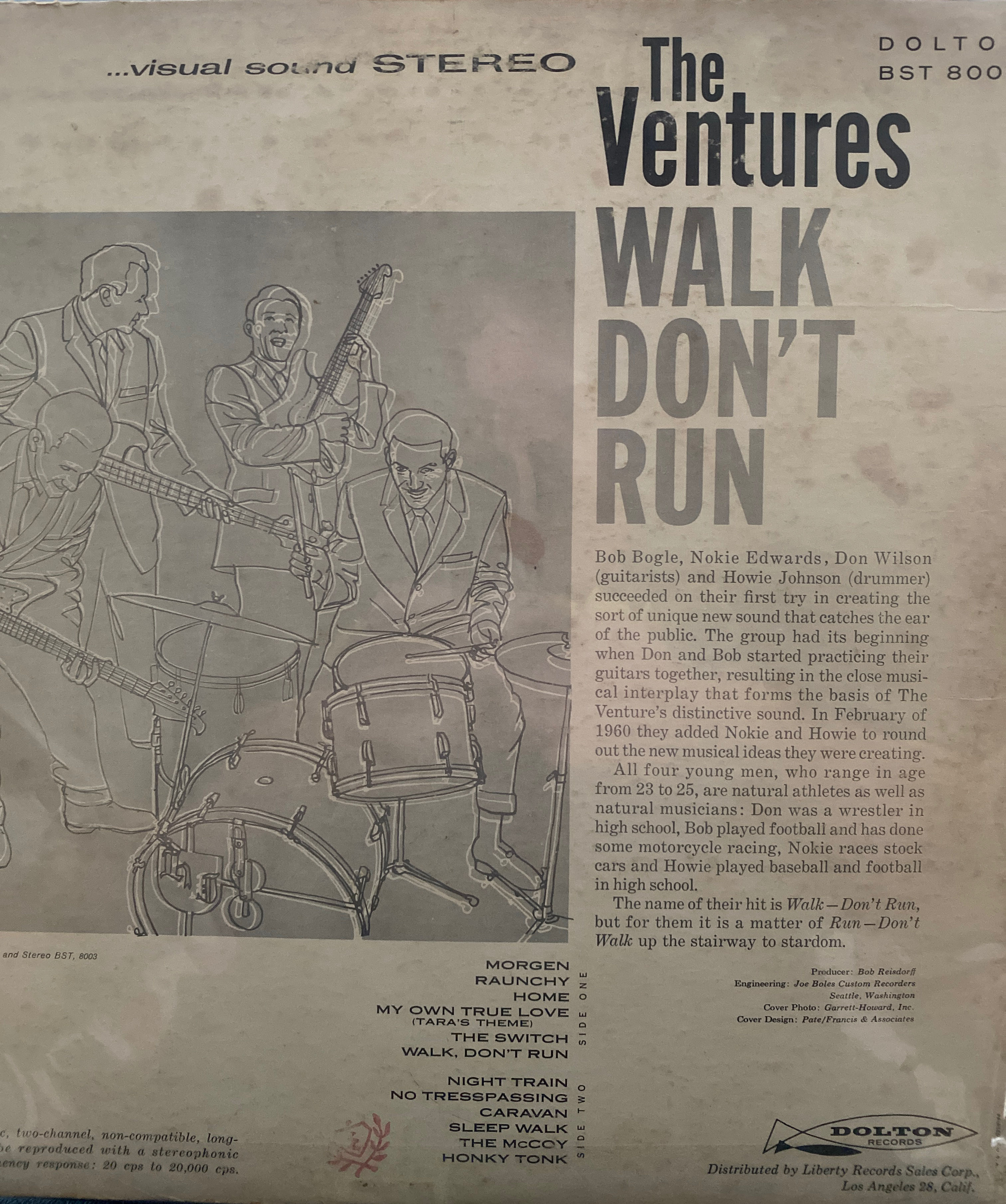 Walk Dont Run - Ventures, The (12” - 27) music collectible [Barcode 090771539618] - Main Image 2