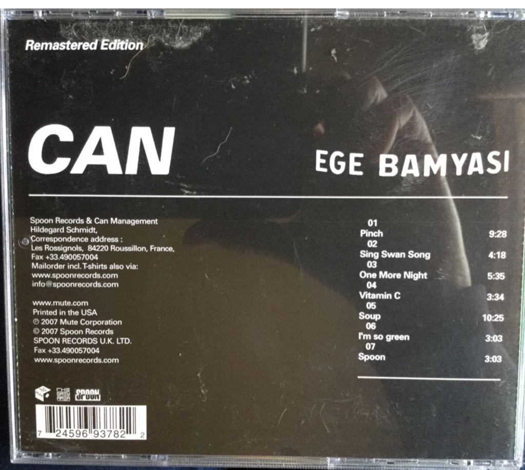 Ege Bamyasi - Can (CD) music collectible [Barcode 724596937822] - Main Image 2