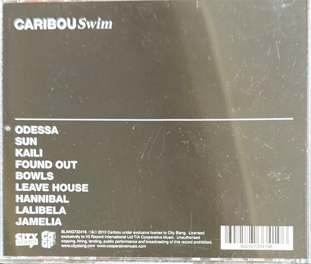 Swim - Caribou (CD) music collectible [Barcode 602527334196] - Main Image 2