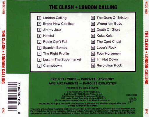 London Calling - The Clash (12”) music collectible - Main Image 2
