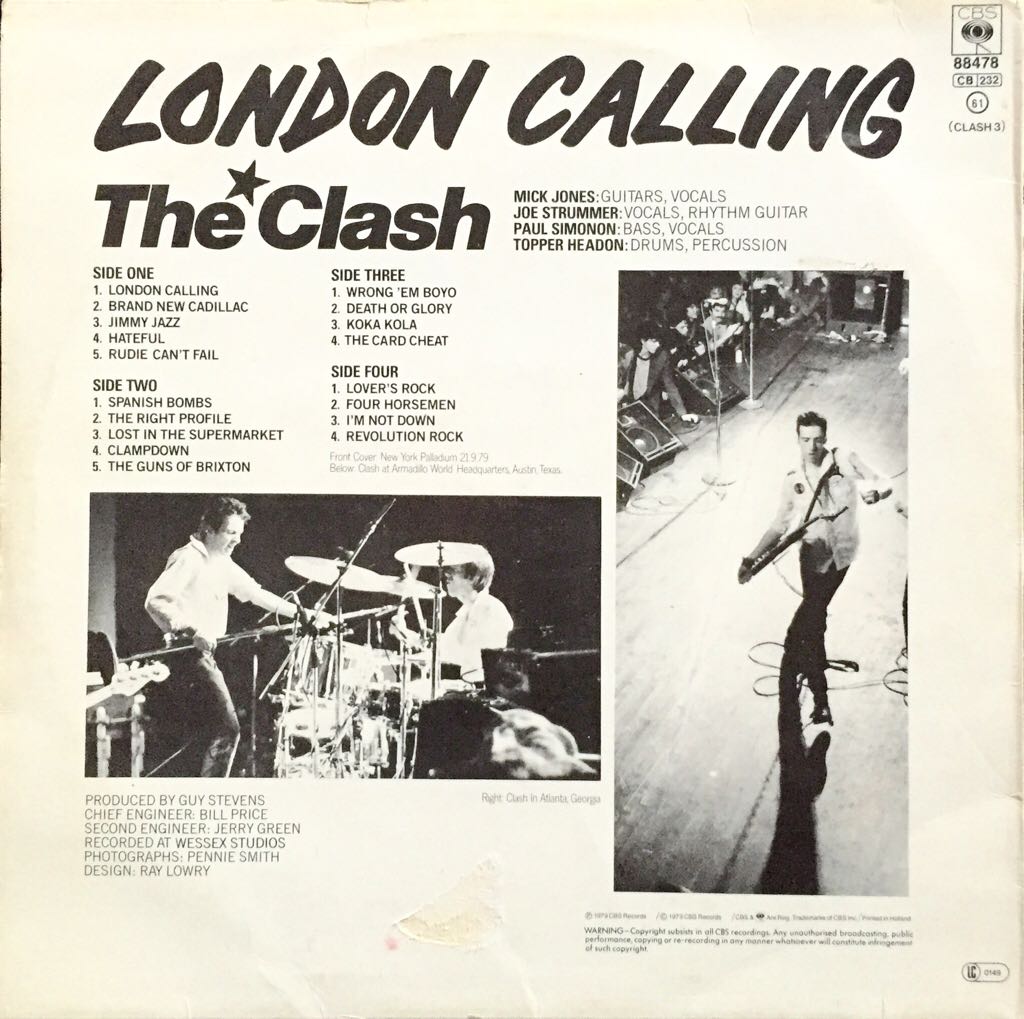 London Calling - Clash, The (12”) music collectible - Main Image 2