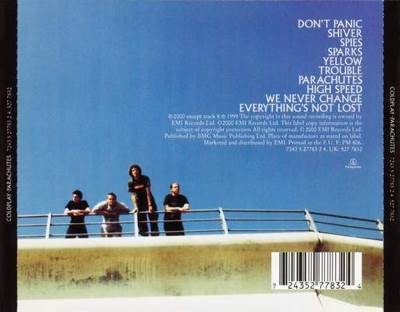 Parachutes - Coldplay (CD - 41:44) music collectible [Barcode 724352778324] - Main Image 2