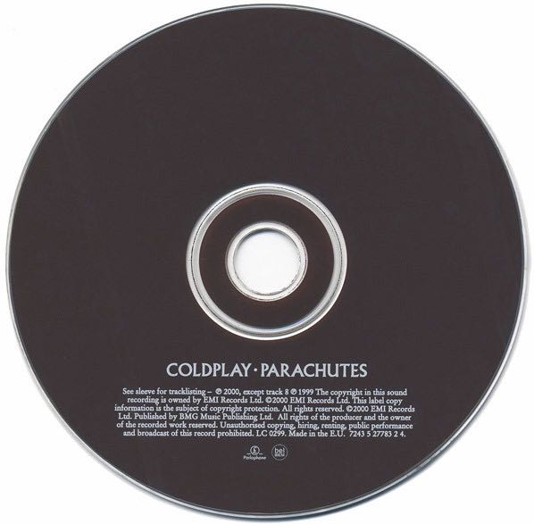 Parachutes - Coldplay (CD - 41:44) music collectible [Barcode 724352778324] - Main Image 4