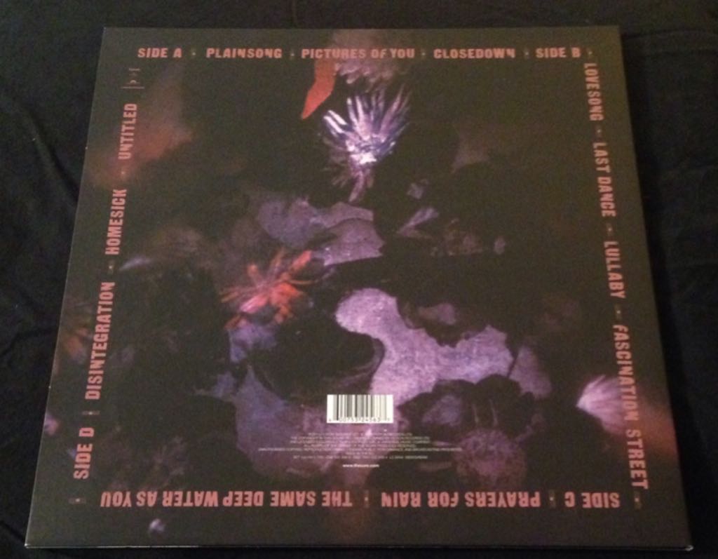 Disintegration - Cure, The (12” - 72) music collectible [Barcode 600753245637] - Main Image 2