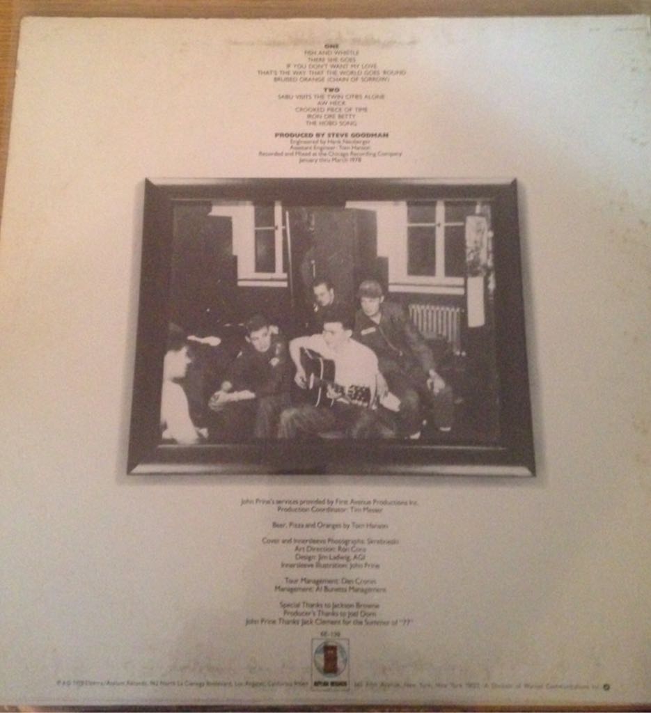 Bruised Orange - John Prine (12”) music collectible - Main Image 2