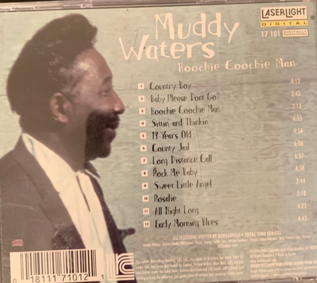 Hoochie Coochie Man - Muddy Waters (CD - 55) music collectible [Barcode 018111710121] - Main Image 2