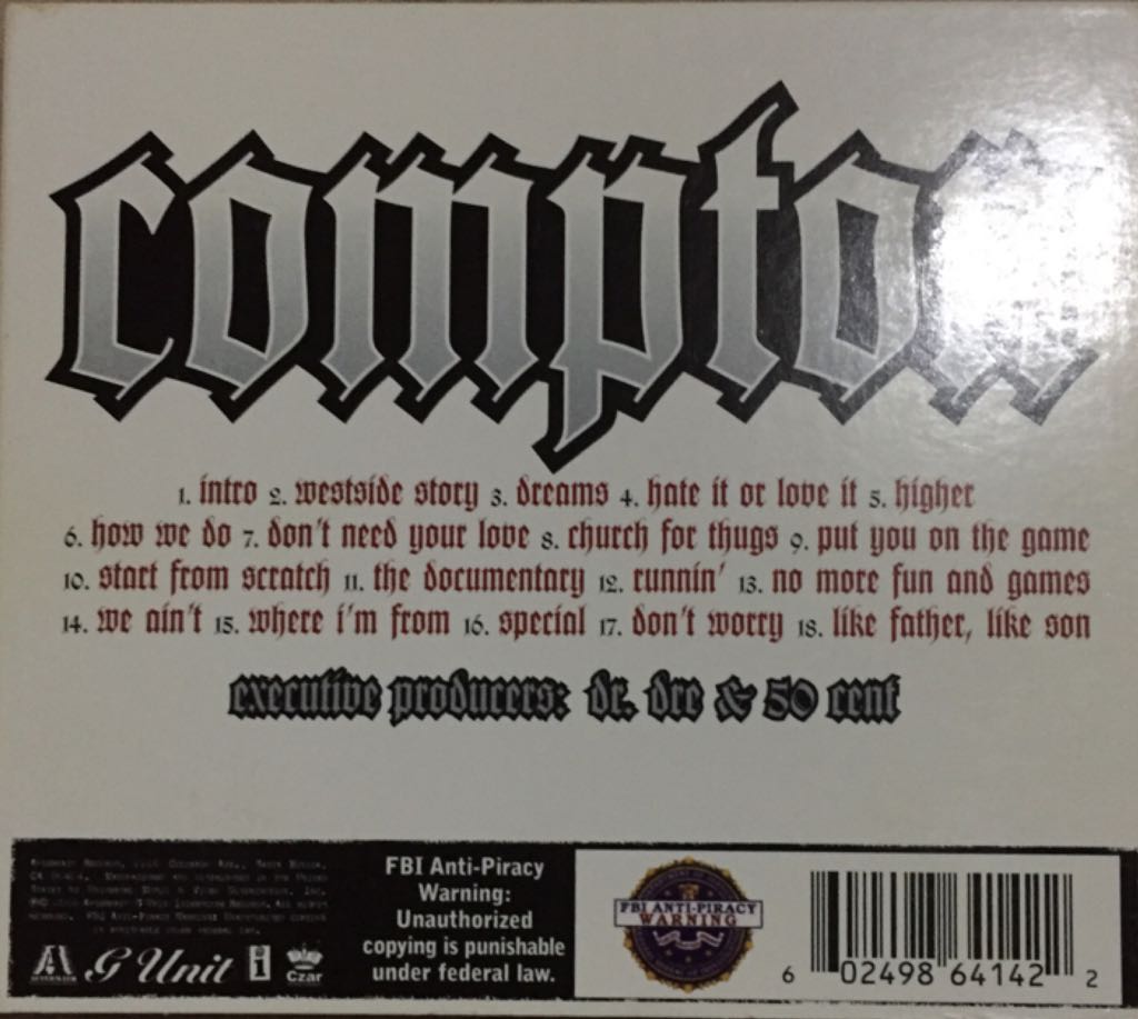 The Documentary - The Game (CD) music collectible [Barcode 602498641422] - Main Image 2