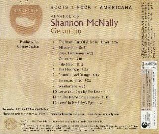 Geronimo - Shannon McNally (CD) music collectible [Barcode 724347726927] - Main Image 1