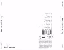 White Pony - Deftones (CD - 4852) music collectible [Barcode 9325583007255] - Main Image 2