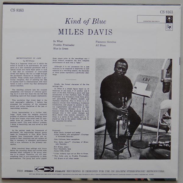 Kind Of Blue - Miles Davis (12” - 46) music collectible [Barcode 8718469531080] - Main Image 2
