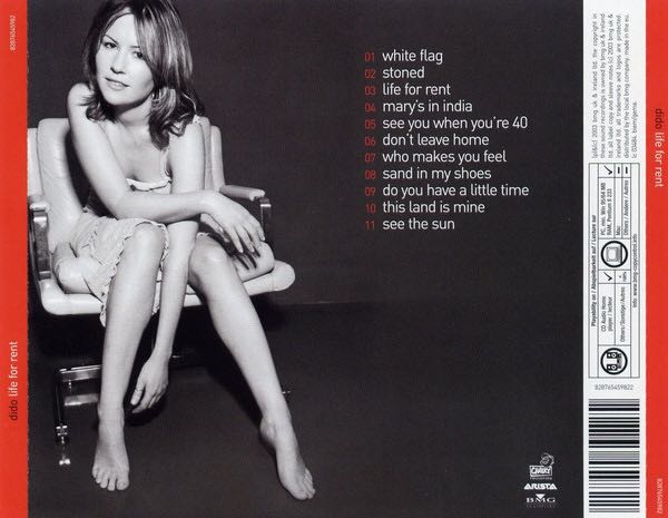 Life For Rent - Dido (CD - 54) music collectible [Barcode 828765459822] - Main Image 3