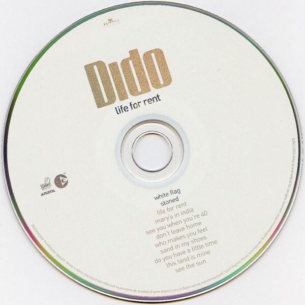 Life For Rent - Dido (CD - 54) music collectible [Barcode 828765459822] - Main Image 4