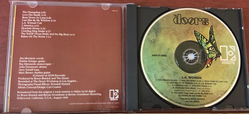 L.A. Woman - The Doors (CD - 1:07) music collectible [Barcode 075596067720] - Main Image 3