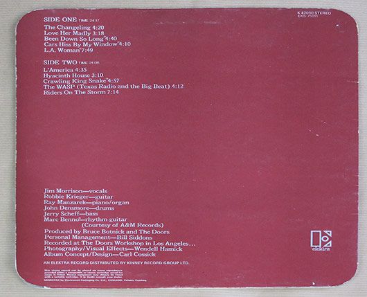 L.A. Woman - Doors, The (12” - 48) music collectible - Main Image 2