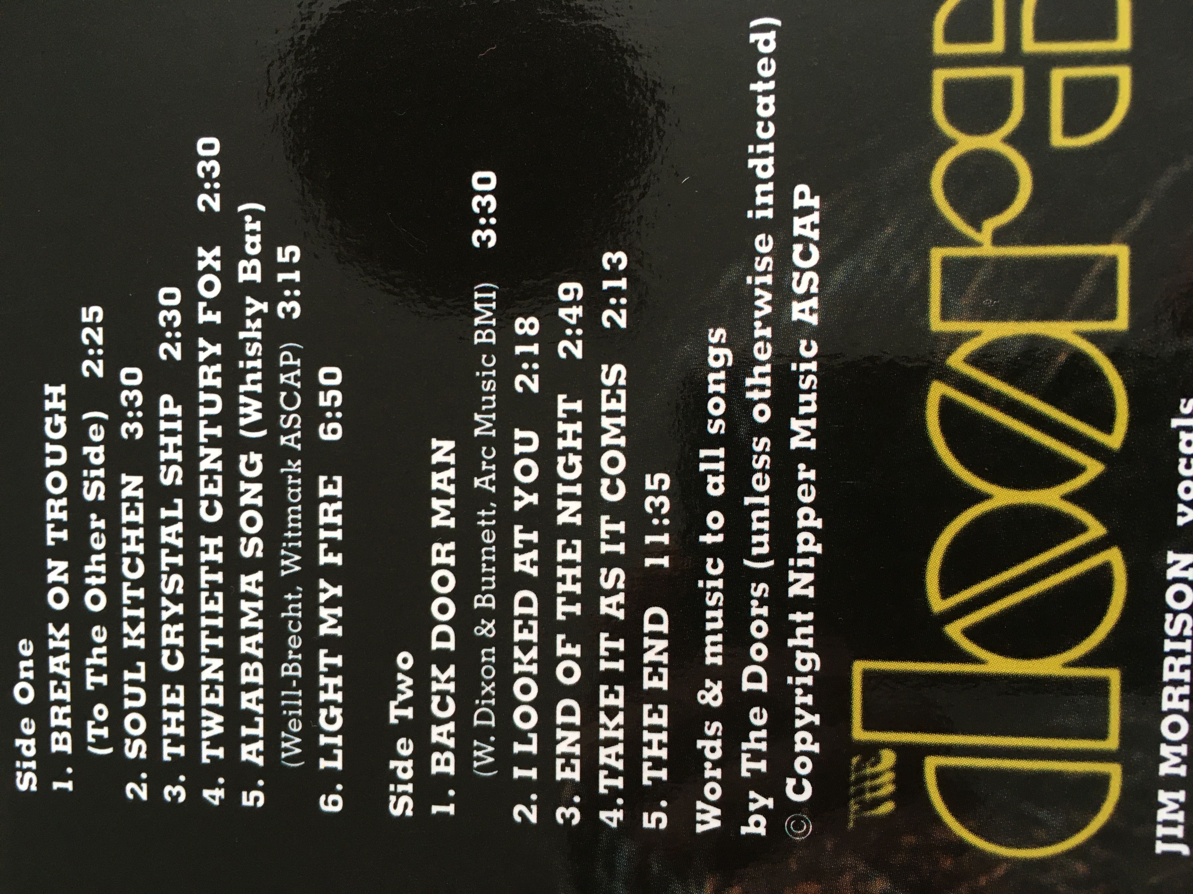 The Doors - Doors, The (Cassette) music collectible - Main Image 2