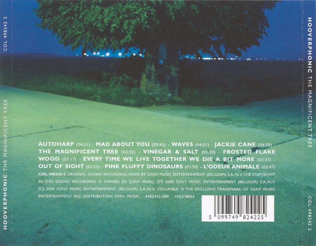 The Magnificent Tree - Hooverphonic (CD-R - 46) music collectible [Barcode 5099749824225] - Main Image 2