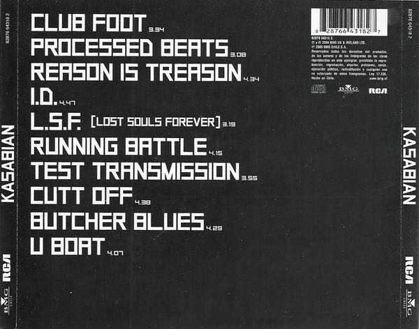 Kasabian - Kasabian (CD) music collectible [Barcode 828766431827] - Main Image 2