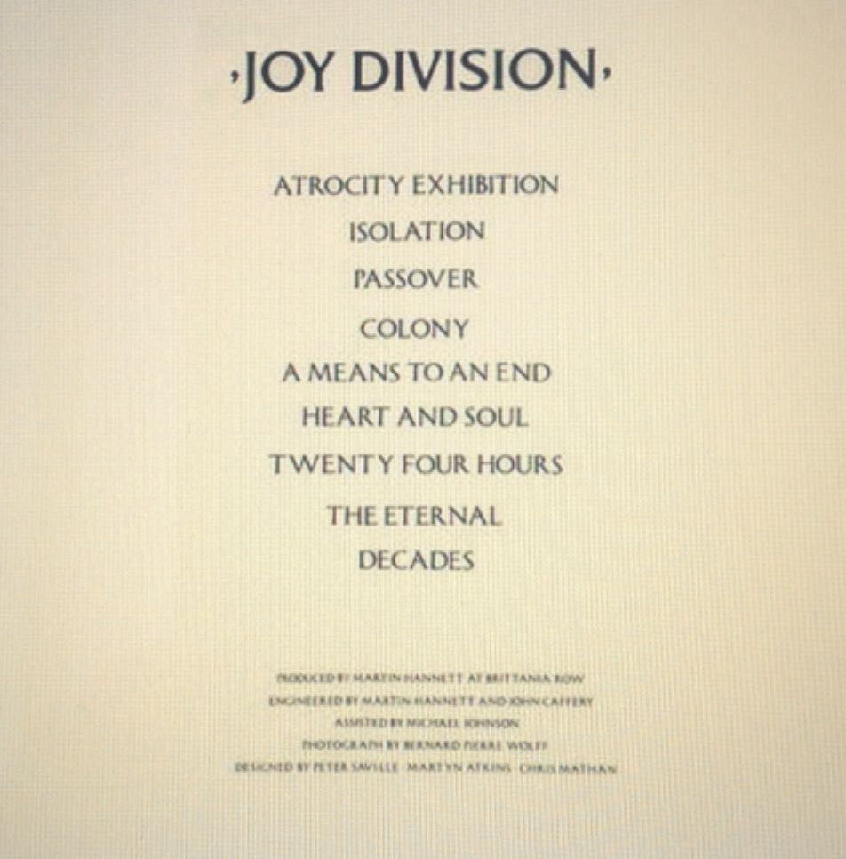 Closer - Joy Division (CD - 44:16+) music collectible [Barcode 731452001528] - Main Image 2