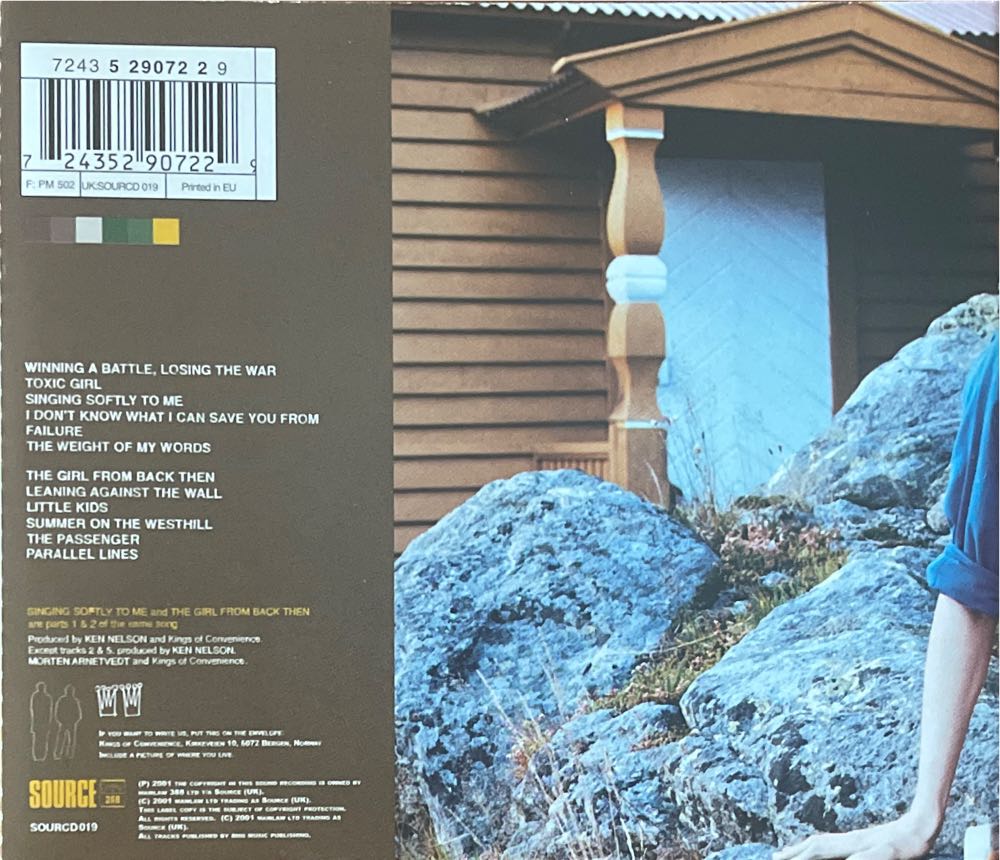 Quiet Is The New Loud - Kings Of Convenience (CD - 45) music collectible [Barcode 724352907229] - Main Image 2