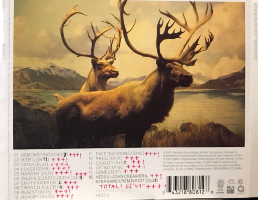 Resist - Kosheen (CD - 63) music collectible [Barcode 743218808128] - Main Image 2