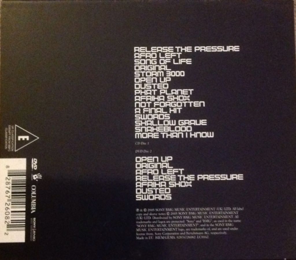A Final Hit - Leftfield (CD - 76) music collectible [Barcode 828767260822] - Main Image 2
