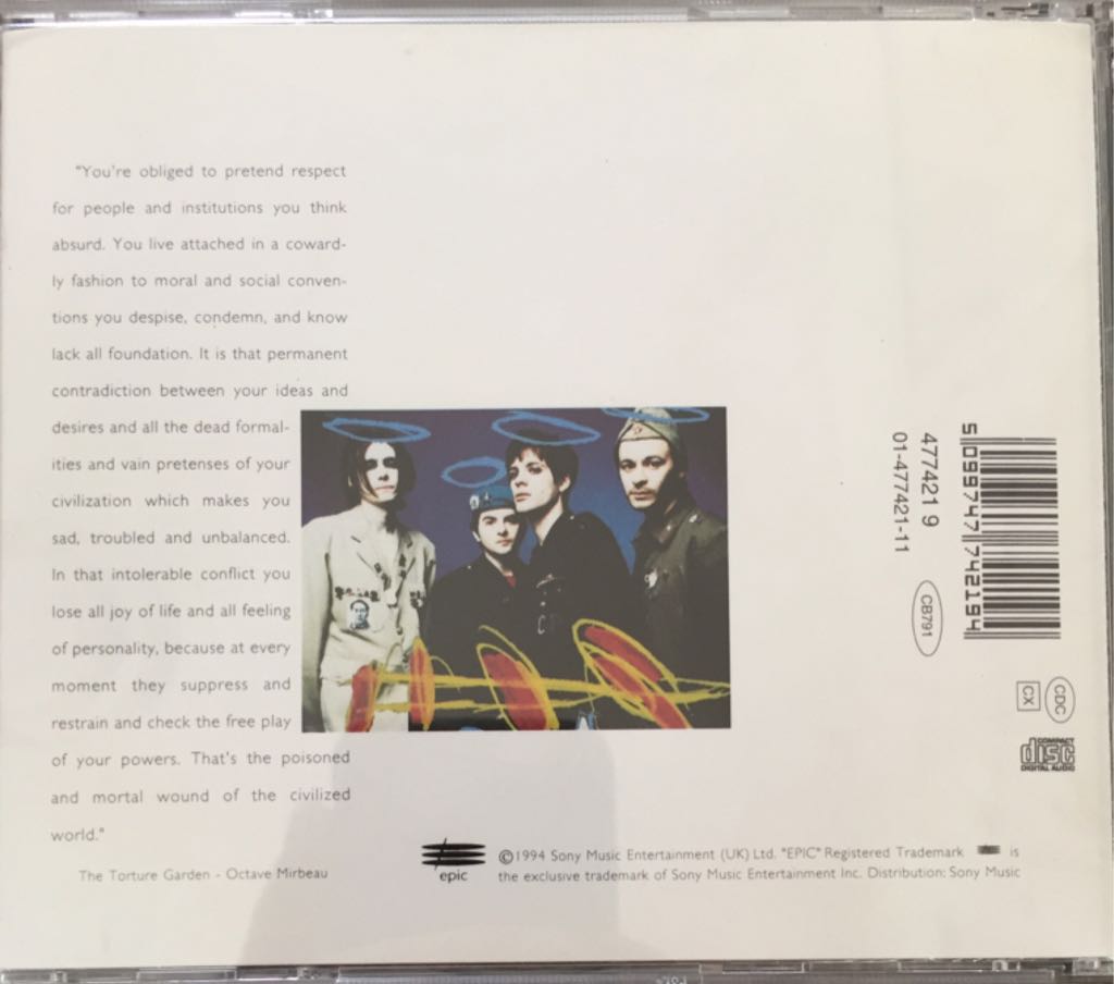 The Holy Bible - Manic Street Preachers (CD) music collectible [Barcode 5099747742194] - Main Image 2