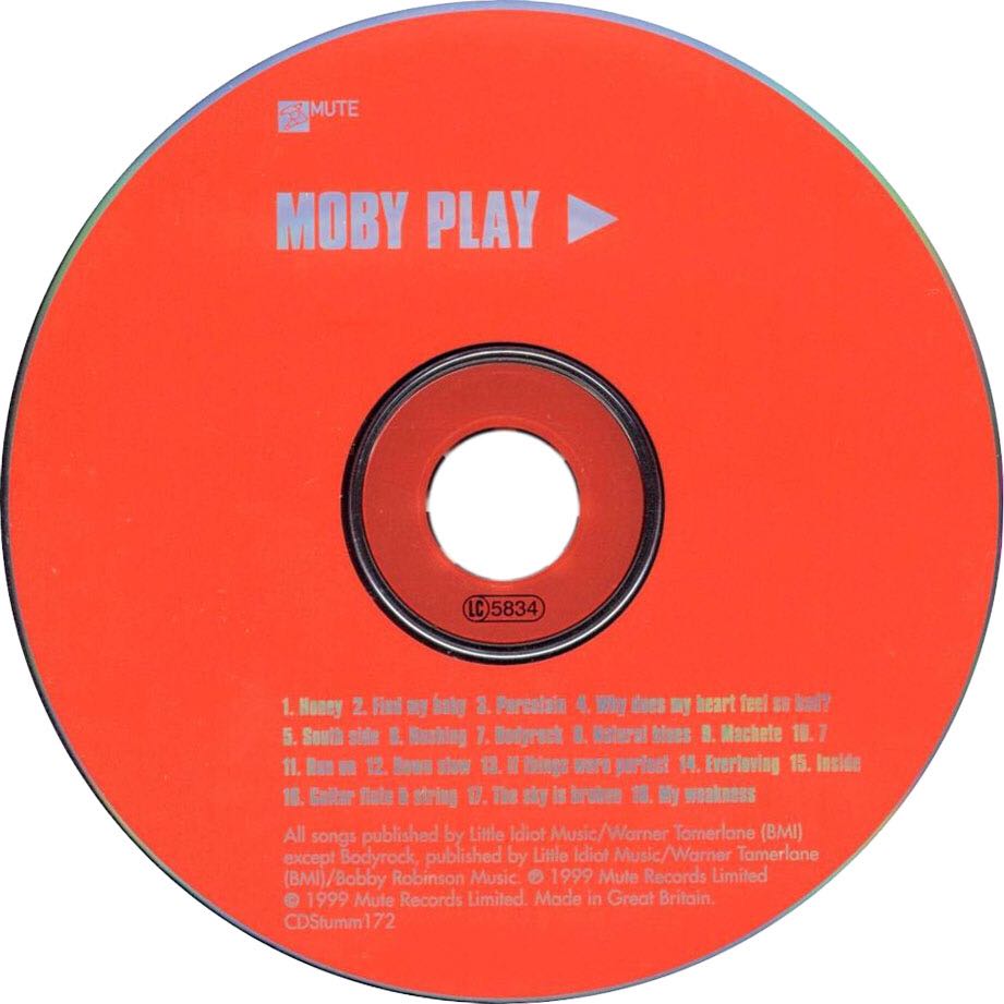 Play - Moby (CD - 63) music collectible [Barcode 5016025611720] - Main Image 4