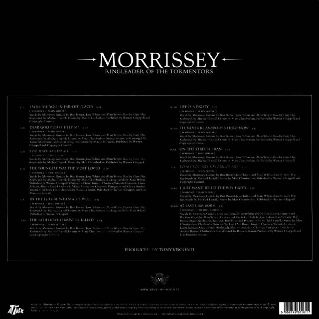 Ringleader Of The Tormentors - Morrissey (12”) music collectible [Barcode 5050749301611] - Main Image 2