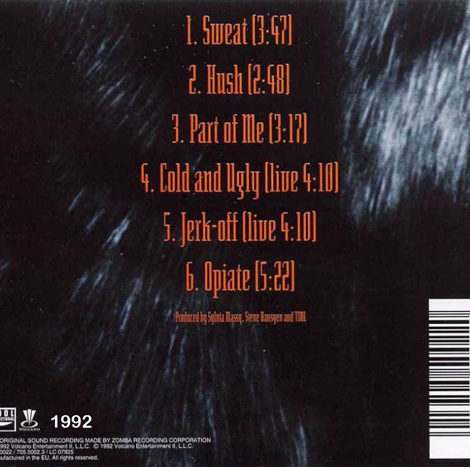 Opiate - Tool (CD) music collectible - Main Image 2