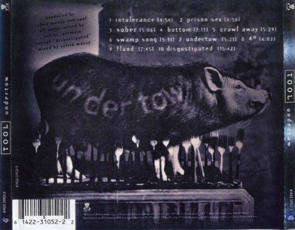 Undertow - Tool (CD - 69:07) music collectible [Barcode 724451105229] - Main Image 2