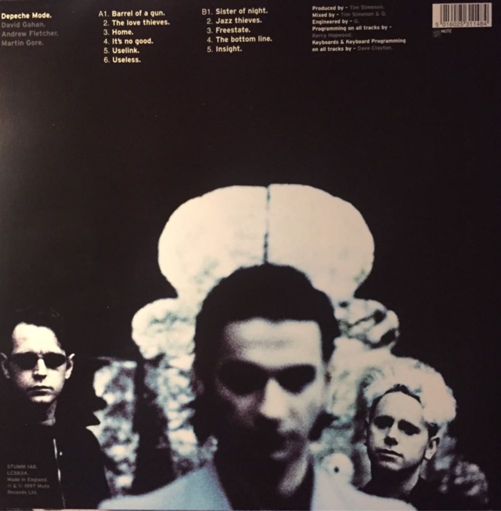 Ultra - Depeche Mode (12”) music collectible [Barcode 5016025311484] - Main Image 2