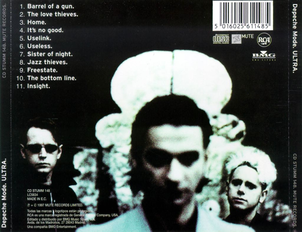 Ultra - Depeche Mode (CD - 52) music collectible [Barcode 5016025611485] - Main Image 2