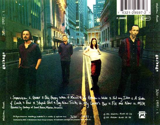 Garbage - Garbage (CD - 5051) music collectible [Barcode 705178000424] - Main Image 2