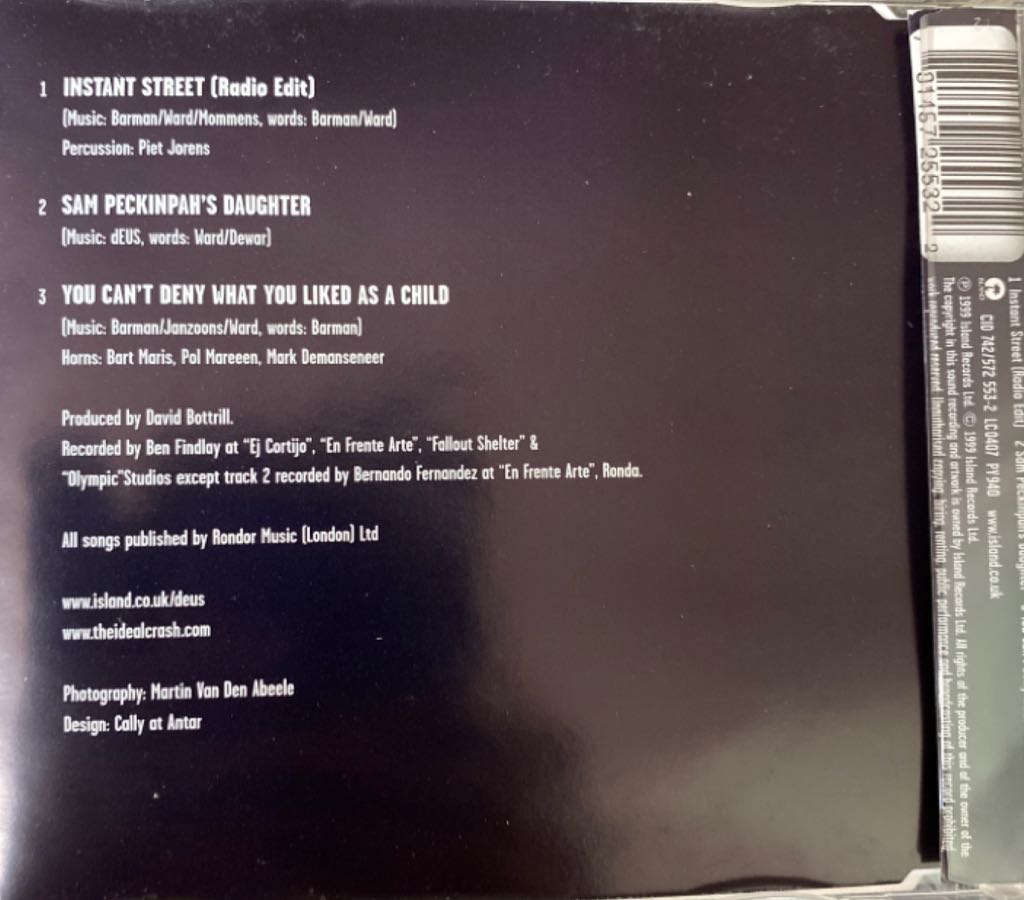 Instant Street - Deus (CD) music collectible [Barcode 731457255322] - Main Image 2