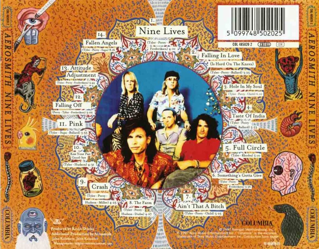 Nine Lives - Aerosmith (MP3 - 62:48) music collectible [Barcode 7509948502025] - Main Image 2