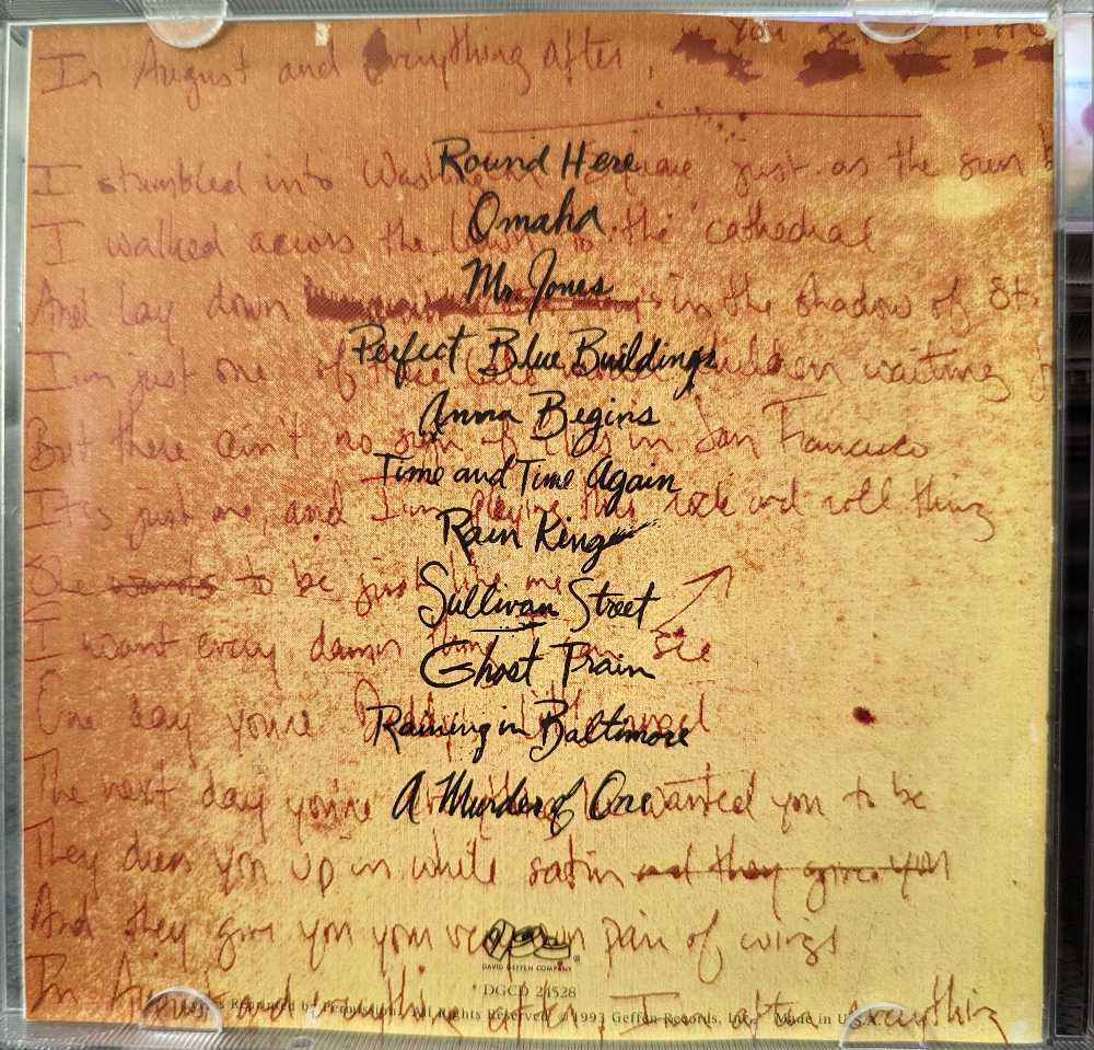 August and Everything After - Counting Crows (12” - 52) music collectible [Barcode 600753366493] - Main Image 3