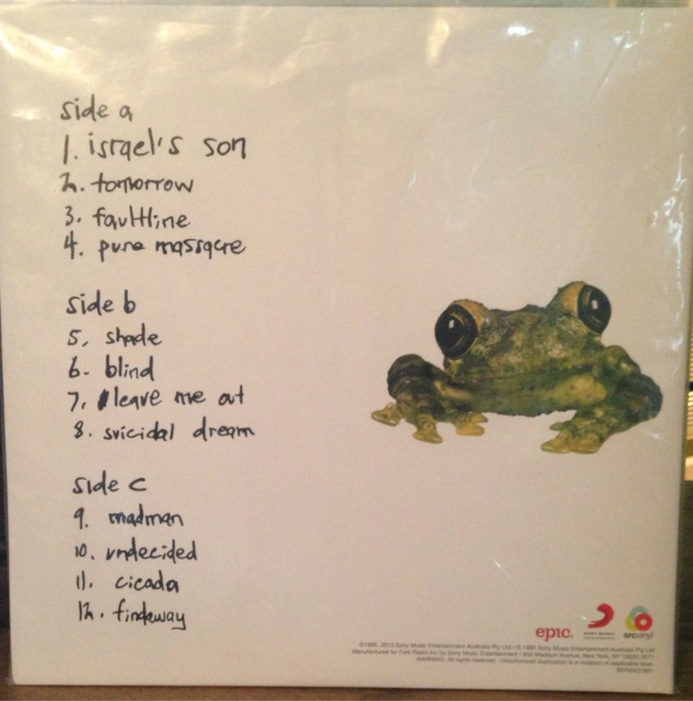 Frogstomp - Silverchair (12”) music collectible [Barcode 888837332613] - Main Image 2