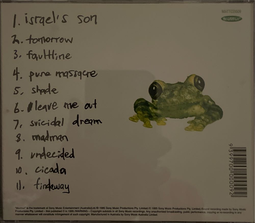 Frogstomp - silverchair (CD - 44:51) music collectible [Barcode 9399700000092] - Main Image 2