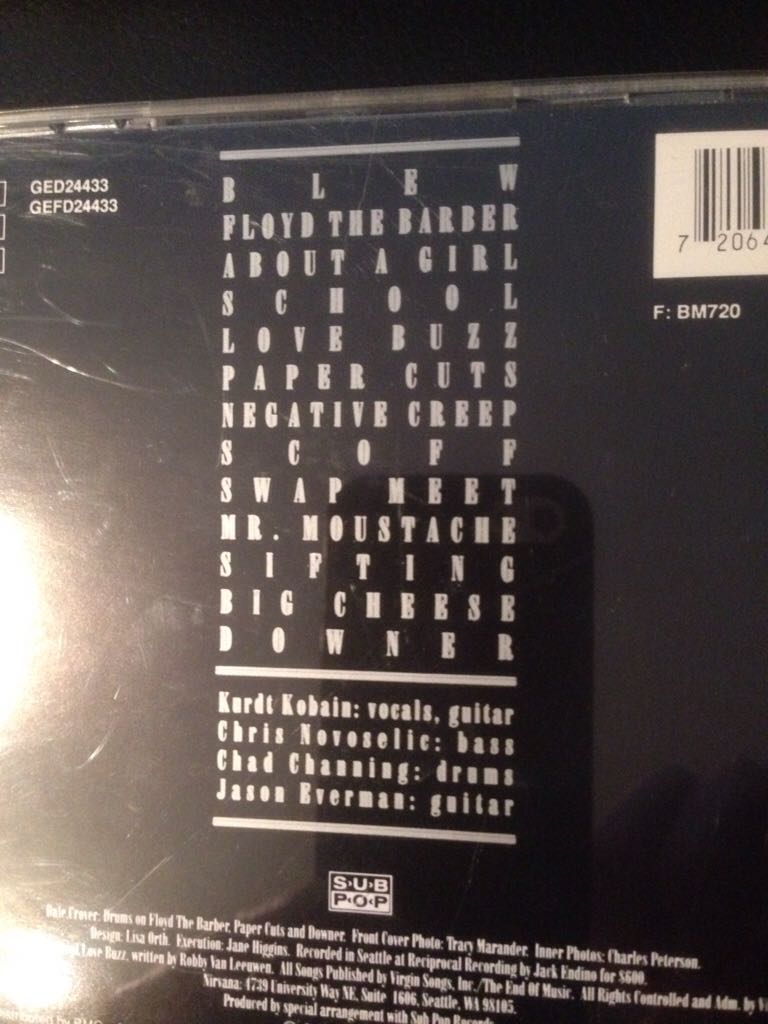 Bleach - Nirvana (12”) music collectible [Barcode 098784003416] - Main Image 2