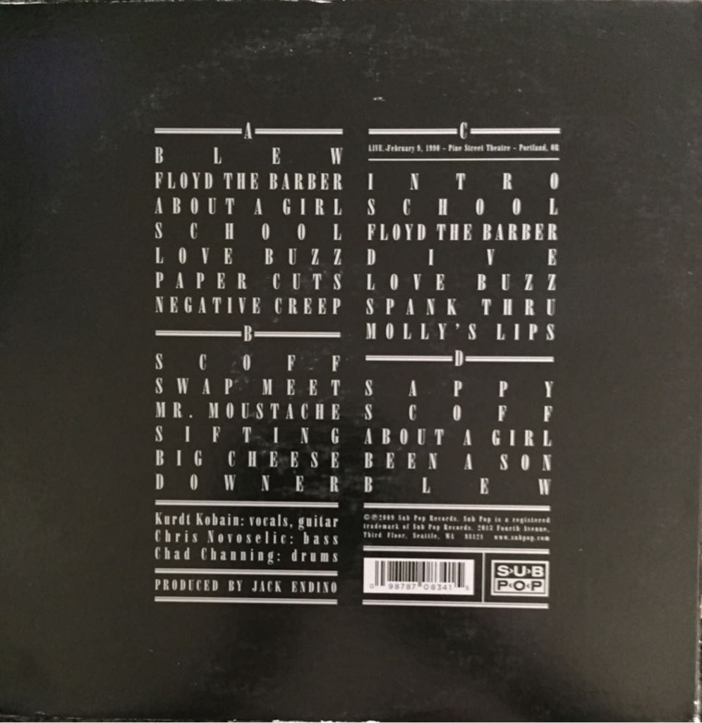 Bleach - Nirvana (12” - 43) music collectible [Barcode 098787083415] - Main Image 2