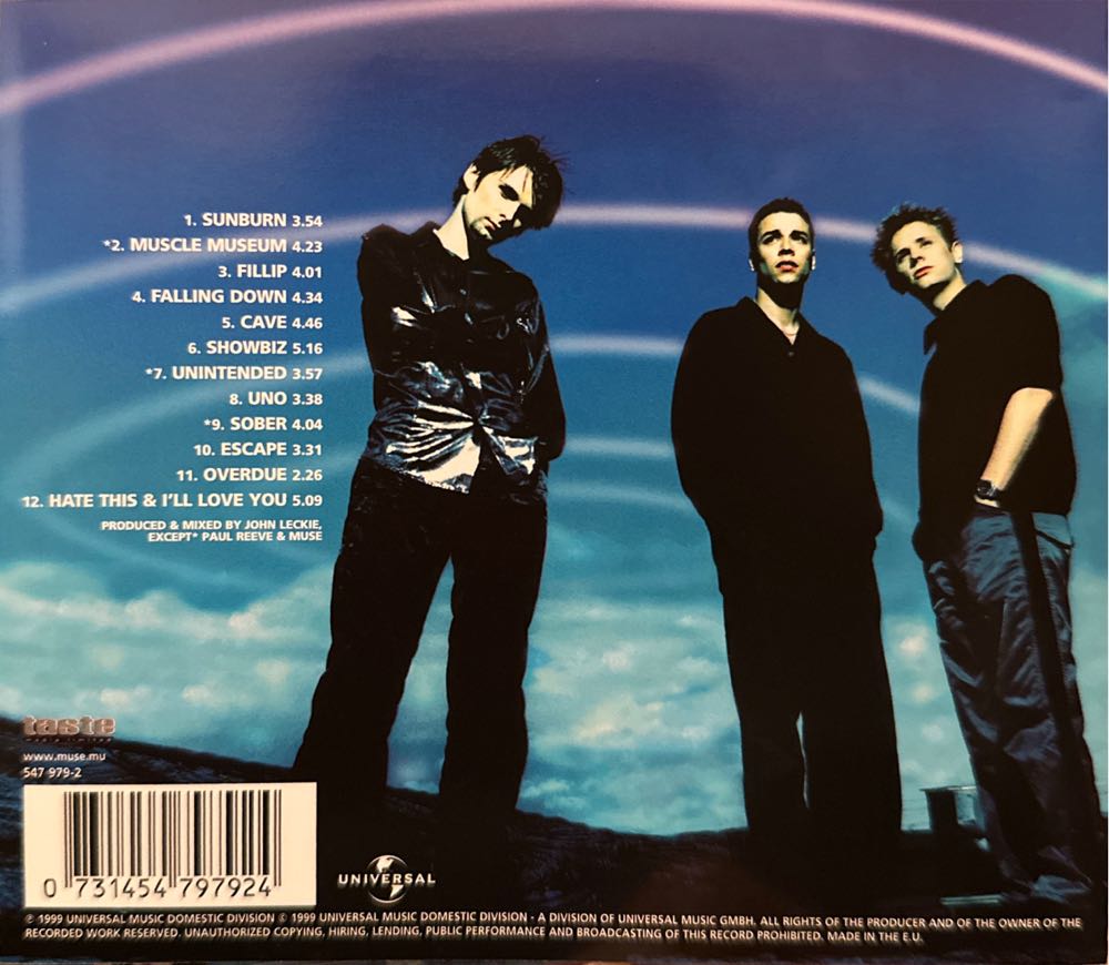 Showbiz - Muse (CD) music collectible [Barcode 731454797924] - Main Image 2