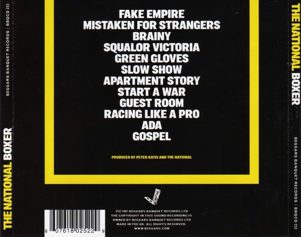 Boxer - The National (12”) music collectible [Barcode 607618025212] - Main Image 2