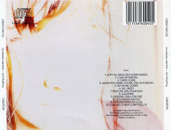 Isnt Anything - My Bloody Valentine (CD - 38) music collectible [Barcode 5099748421524] - Main Image 2