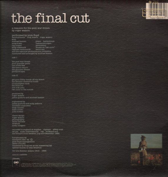 The Final Cut - Pink Floyd (12” - 4327) music collectible - Main Image 2